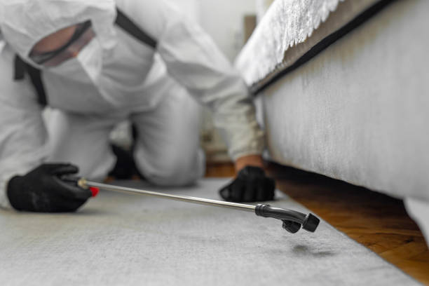 Professional Termite Control technician working in Le Center, MN